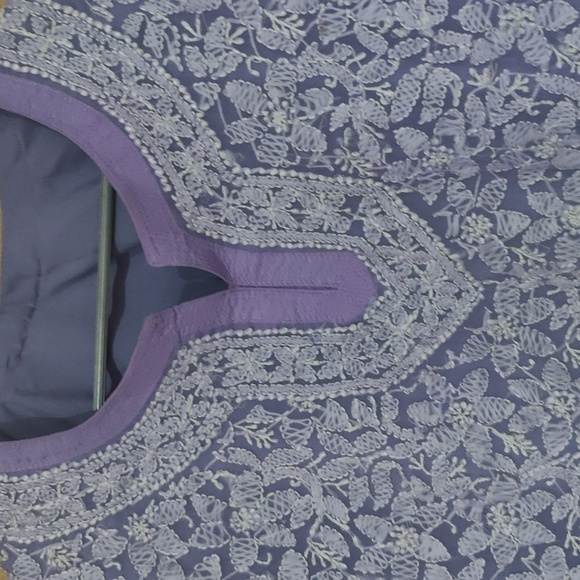 ❌❌sold❌❌Lavender chikankari - Picture 2 of 6